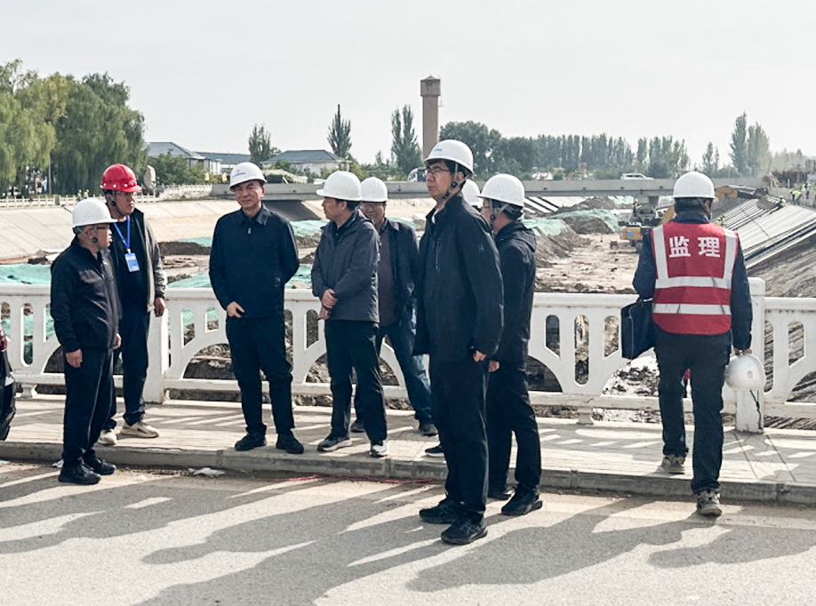 水利廳廳長朱云深入寧工局公司承建項目調(diào)研指導工作
